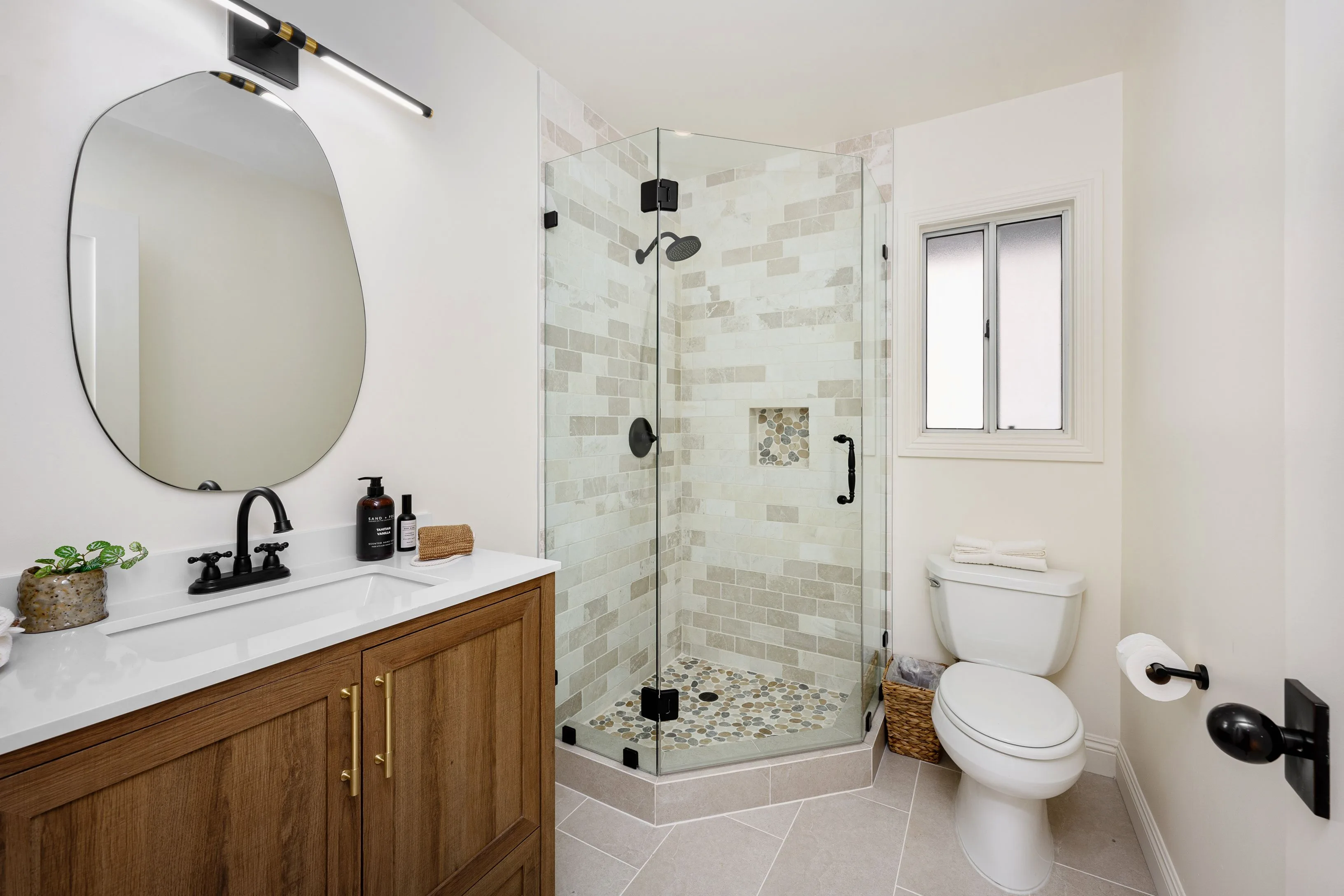 Reforma baño ducha cristal Las Rozas