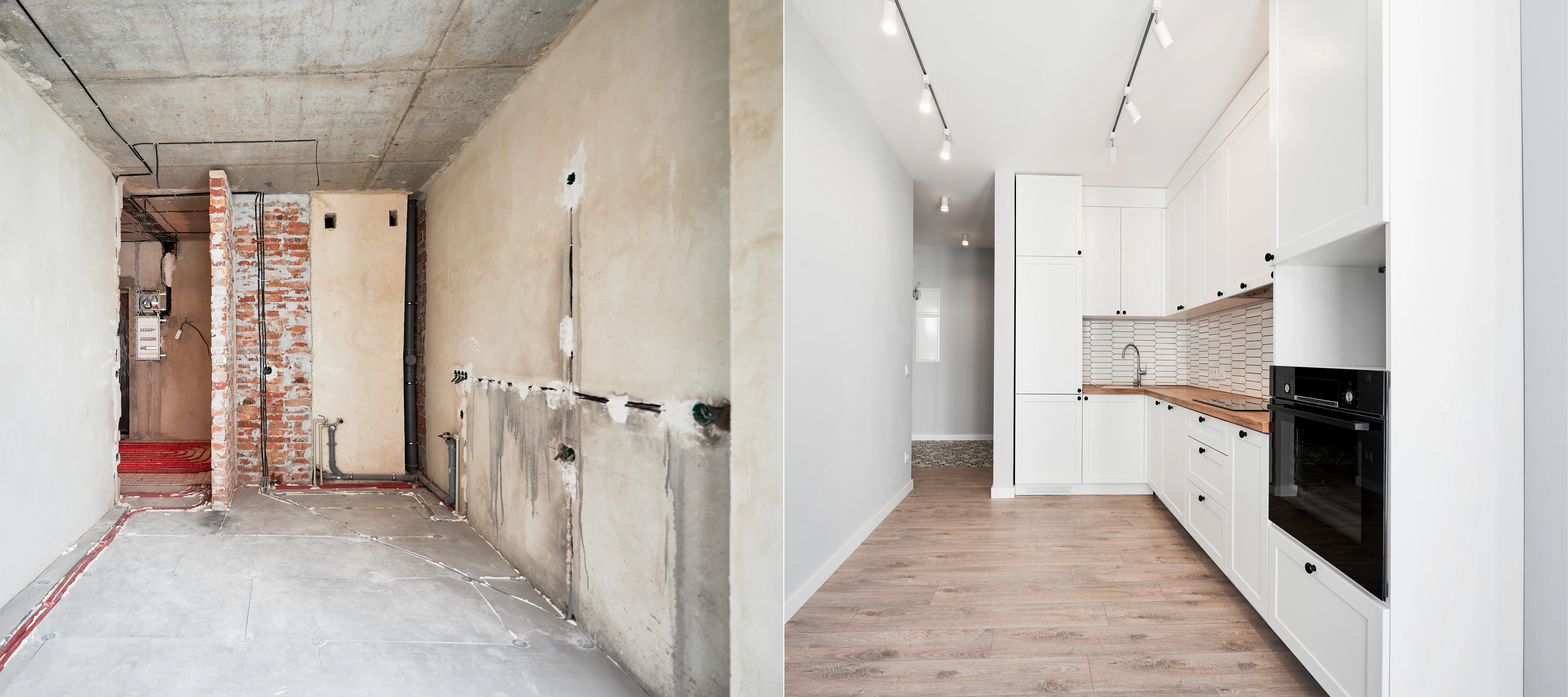 Cocina moderna reformada en Las Rozas